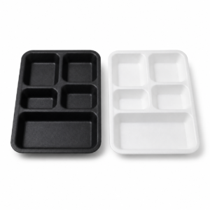EPS 5C Foam School Tray - Black or White