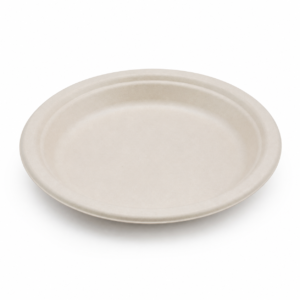 7 Inch Bagasse Round Plate