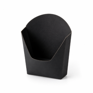 Small Chip Scoop Paper Tray - Black