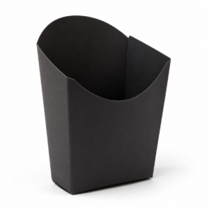 Large Chip Scoop Paper Tray - Black