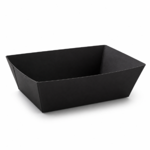 Medium Meal Paper Tray - Black