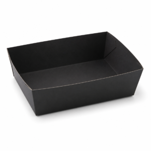 Meal Paper Tray - Black
