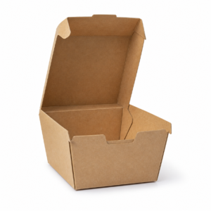 Single Wall Burger Box M - 9.8 x 9.5 x 6.6 cm