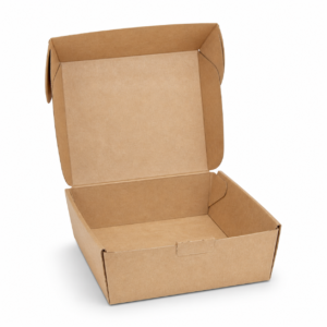Single Wall Burger Box L - 12.2 x 12.2 x 6.5 cm