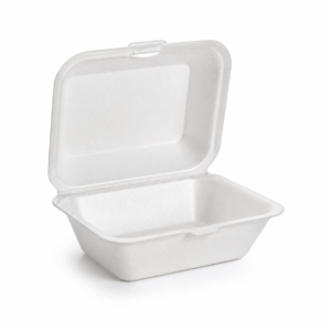 Small Foam Double Tray 4.75 x 6 in - White
