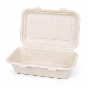 9 x 6 9×6 Bagasse Clamshell