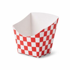 Red Check French Fry Scoop - Small