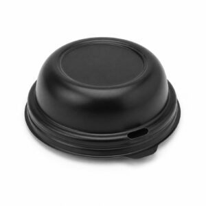 Dome Black Lid for 6 oz Hot Paper Cup