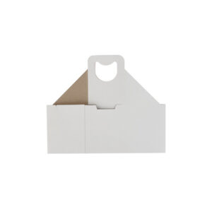 White Juice Cup Carrier - 2 Cups