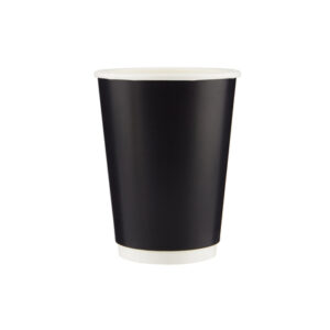 12 oz Black Double Wall Paper Cup