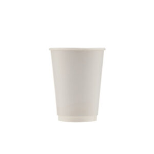 12 oz White Double Wall Paper Cup