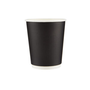 8 oz Black Double Wall Paper Cup