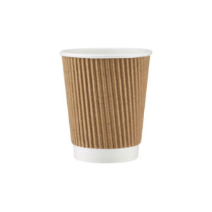 8 oz Kraft Paper Ripple Cup