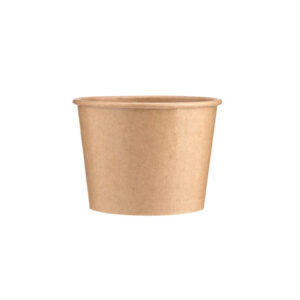 Kraft Paper Pasta Soup Bowl Family in 12 oz to 24 oz Sizes