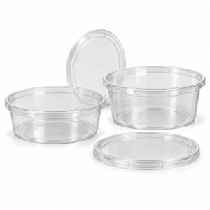 Wide Round Deli Containers