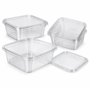 Square Plastic Deli Containers
