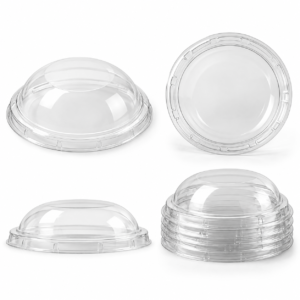 PET Dome Deli Container Lids