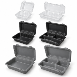 PP & MFPP Hinged Take-Out Containers