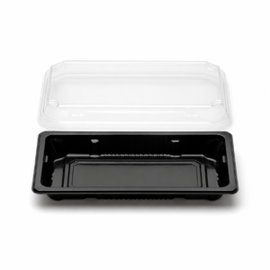 Black PS Sushi Tray - 2-Piece Small