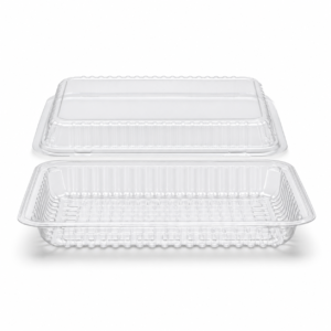 Clear PLA Sushi Tray - 2-Piece Medium