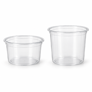 Narrow Round Deli Containers