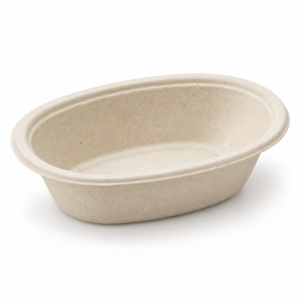 9 oz Bagasse Oval Bowl