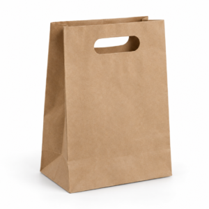 9 x 12 in Die-Cut Handle Paper Bag
