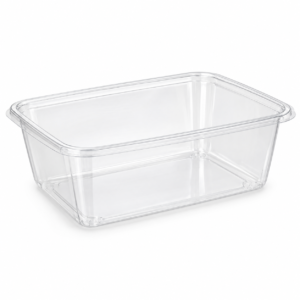 68 oz Rectangular Plastic Container - Clear Deli Container