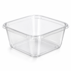 32 oz Square Plastic Container - Clear Deli Container