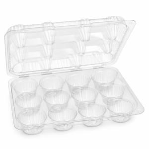 Clear Cupcake Container - 12-Cavity