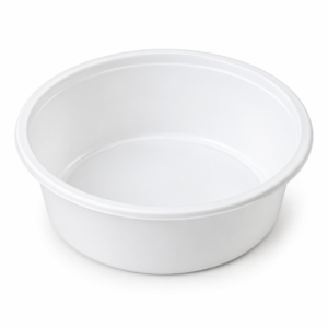 6 oz White PP Deli Container