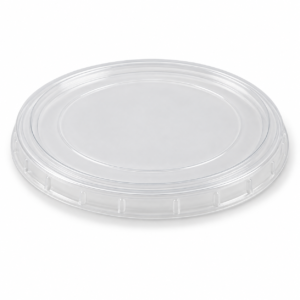 PS Lid 8 oz Foam Cup - PL8J Non-Slotted - Translucid