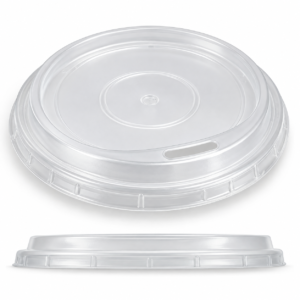 10 oz PS Lid for - 12 oz Foam - 10 oz-12 oz Slotted - Translucid