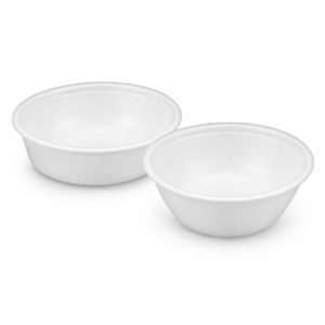 EPS Foam Bowl Containers - White, 6 and 8 oz