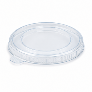 PS Non Vented Plastic Lid Non-Vented - Translucent