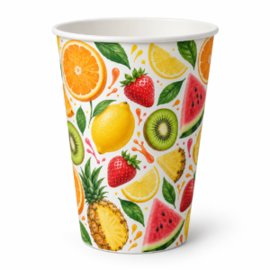 16 oz Fruit Printed Cold Paper Cup