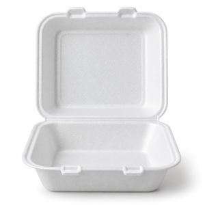 Small EPS Foam Hinged Container