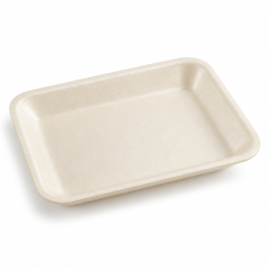 EPS Foam Tray with Biodegradable Additive 2S - Cream