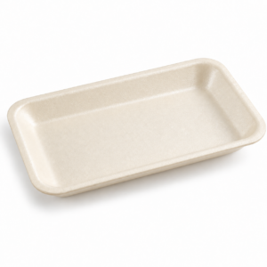 EPS Foam Tray with Biodegradable Additive 15P - Cream