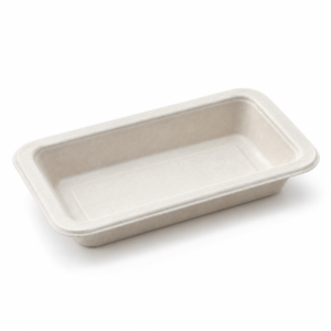 6.5×3.5 inch Bagasse Sushi Tray