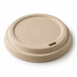 80 mm Bagasse Flat Lid