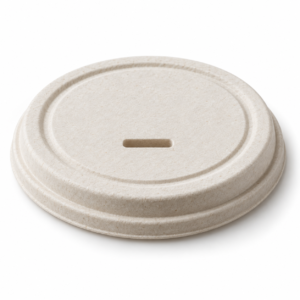 90 mm Bagasse Flat Lid