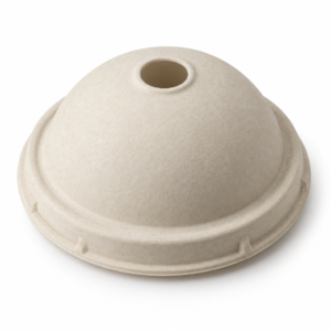 80 mm Bagasse Dome Lid